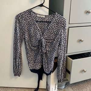 Abercrombie floral bodysuit